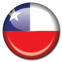 Fototapeta premium Chapa bandera Chile