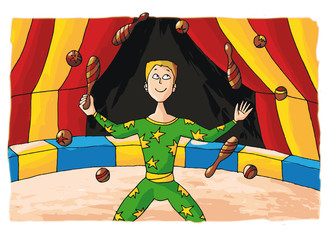 Obraz premium Le jongleur