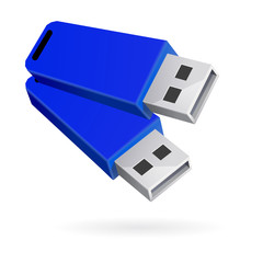 usb flash drives vector