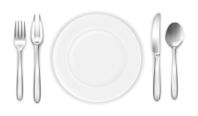 White place setting