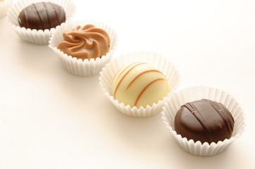 different chocolates