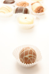 different chocolates