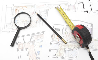 architectural plans and pen. i am autor of this picture