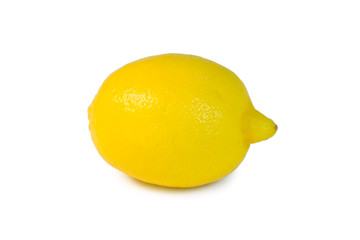 Lemon on a white background