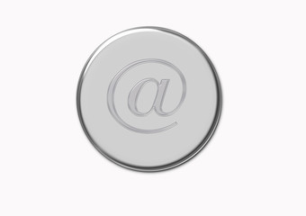 Botón con simbolo @