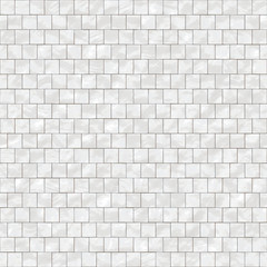 Naklejka premium Shiny seamless white tiles texture