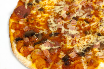 Pizza Salami , freigestellt