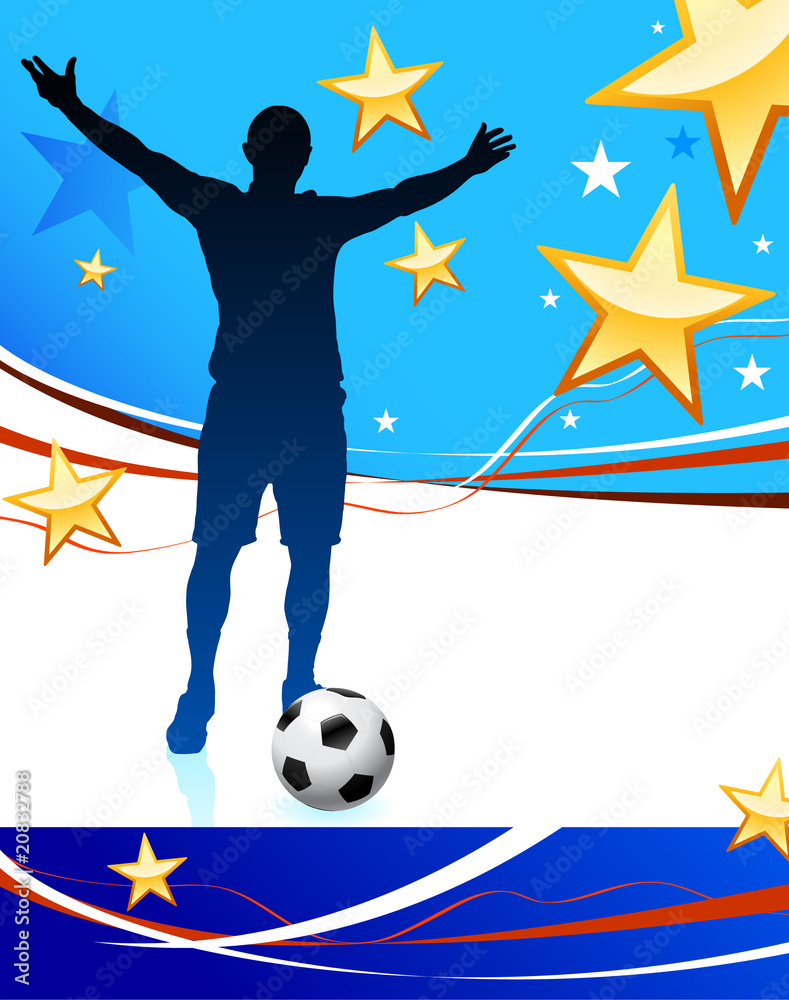 Wall mural united states soccer player