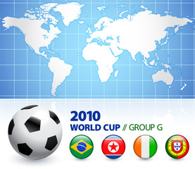 Fototapeta na wymiar 2010 Soccer Group G