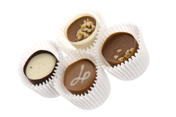 chocolates with sweet almonds