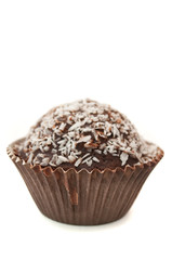 Chocolate Muffin with Coconut Chips