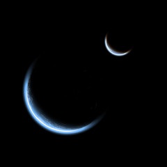 Fototapeta premium Two planets