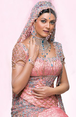 indian lady in fashion