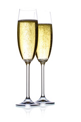 champagne flutes