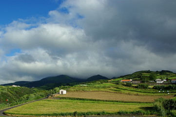 Obraz premium Landschaft auf den Azoren