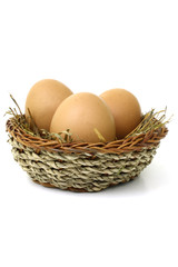 Three eggs