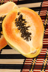 Papaya close-up