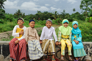 Group of Muslim Kids