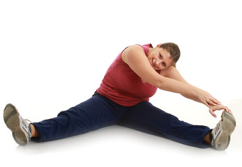 stretching