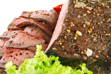 beef meat sliced