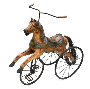 Antique Horse Tricycle Bike