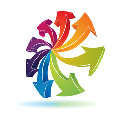 3d arrows symbol