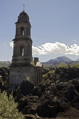 Ruined church, Mexico