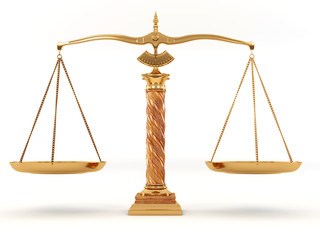 Symbol of justice. Scale