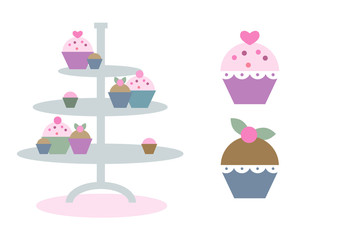 Kuchen, Törtchen, Muffins