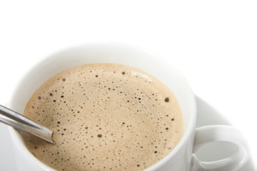 cup of coffee isolated