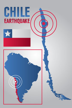 Chile Earthquake Map