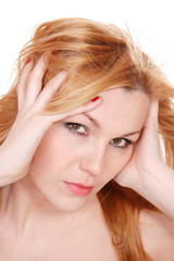 Fototapeta premium Portrait of a fresh and lovely woman