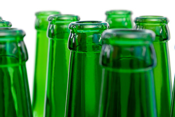 Necks  beer bottles