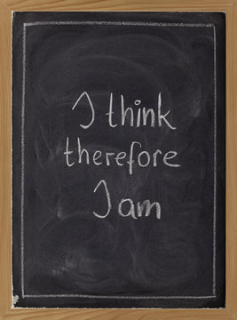 I Think, Therefore I Am - Philosophical Statement