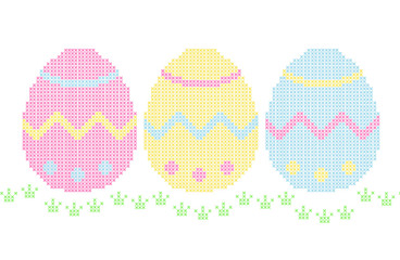 Embroidery - easter eggs