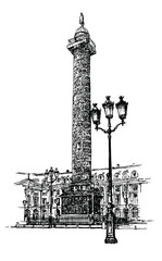 Vendome-kolom in Parijs