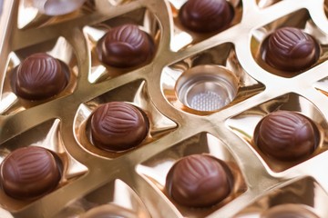 Closeup image of candy