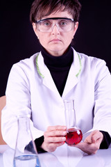Experienced Scientist in Lab