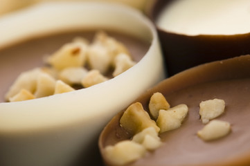 chocolates with sweet almonds