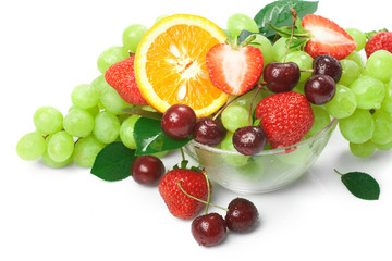 Still-life of fresh fruit