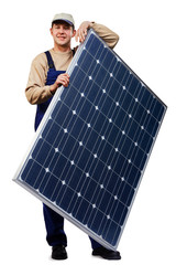 expert with solar panel 10