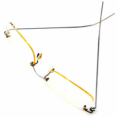lunettes de vue, monture ultra fine, fond blanc