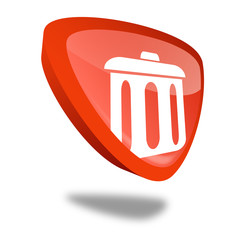 Müll Papierkorb Löschen Zeichen