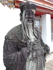 Obraz premium Statue in Wat Pho, Bangkok, Thailand.