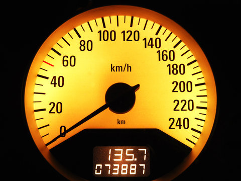 Tachometer Detailaufnahme