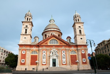 Fototapeta na wymiar S. Maria in Carignano, Genoa, Italy