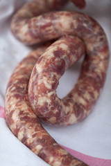 Fototapeta premium Saucisses pur porc
