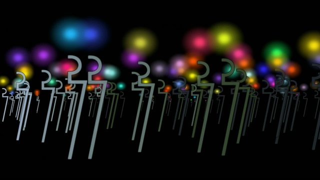 animation of light and metal stick,prayer for peace