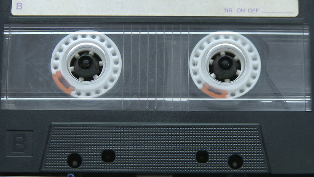 Audio cassette playing
