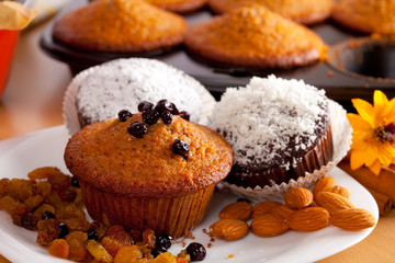 Assorted muffins